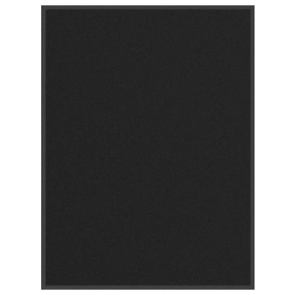 Tapete de porta 80x120 cm preto