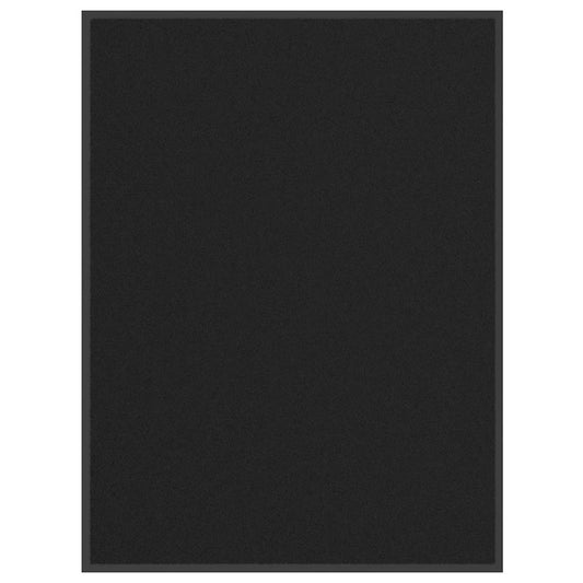 Tapete de porta 80x120 cm preto