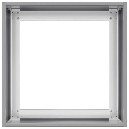 Planter 40x40x40 cm aço galvanizado