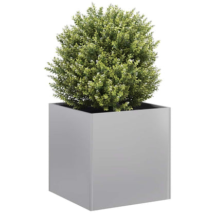 Planter 40x40x40 cm aço galvanizado