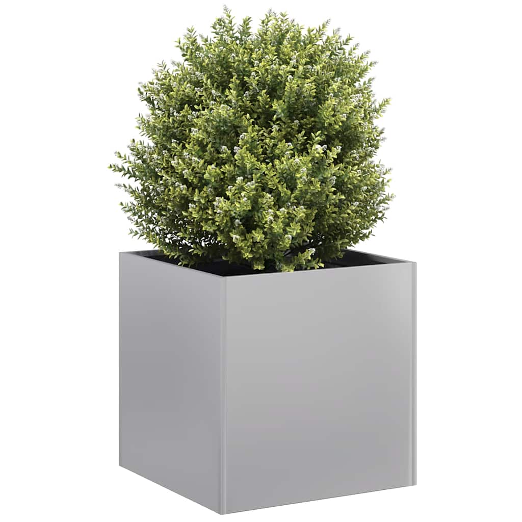 Planter 40x40x40 cm aço galvanizado