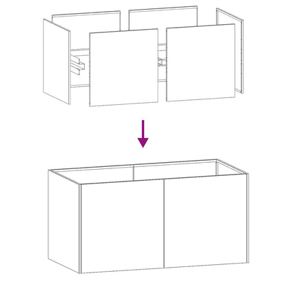 Planter 80x40x40 cm aço galvanizado