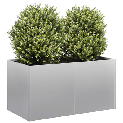 Planter 80x40x40 cm aço galvanizado