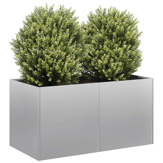 Planter 80x40x40 cm aço galvanizado
