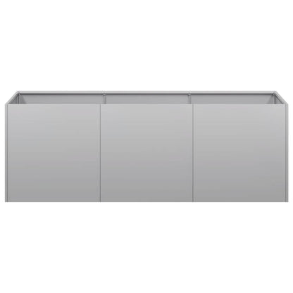 Planter 120x40x40 cm aço galvanizado