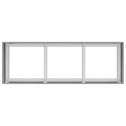Planter 120x40x40 cm aço galvanizado
