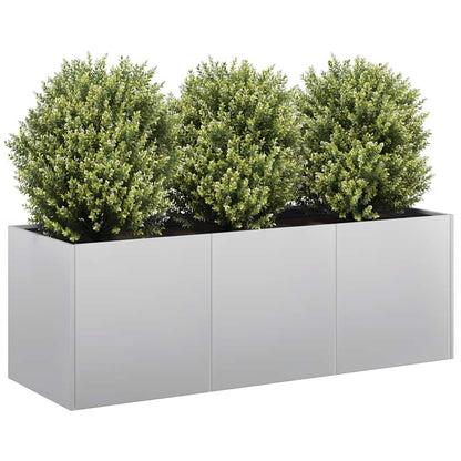 Planter 120x40x40 cm aço galvanizado