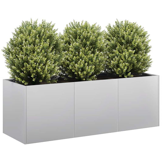 Planter 120x40x40 cm aço galvanizado