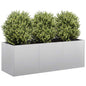 Planter 120x40x40 cm aço galvanizado
