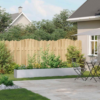 Planter 280x40x40 cm aço galvanizado