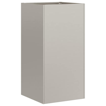 Floreira enferrujada 40x40x80 cm aço resistente