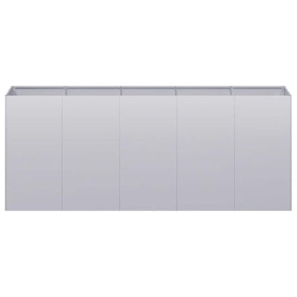 Planter 200x40x80 cm aço galvanizado