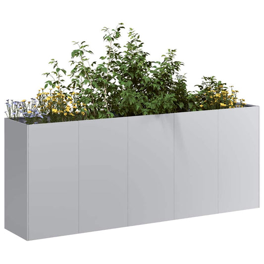 Planter 200x40x80 cm aço galvanizado