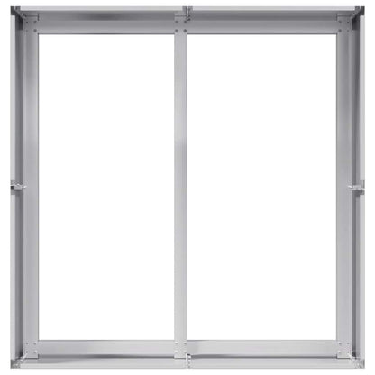 Planter 80x80x40 cm aço galvanizado