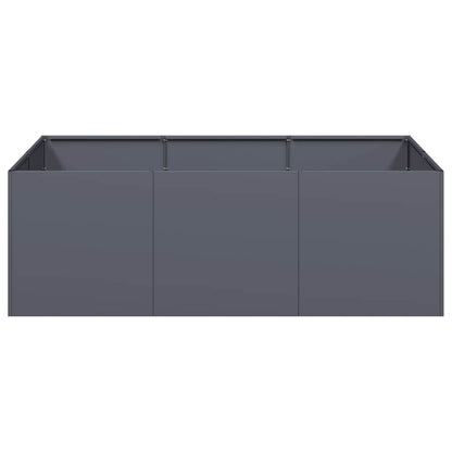 Vaso/floreira 120x80x40 cm aço antracite