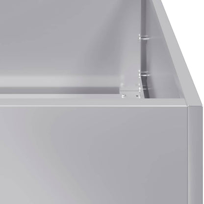 Planter 120x80x40 cm aço galvanizado