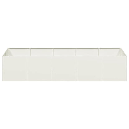 Vaso/floreira 200x80x40 cm aço preto