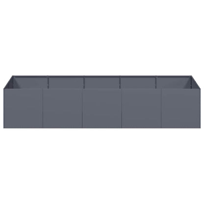 Vaso/floreira 200x80x40 cm aço antracite
