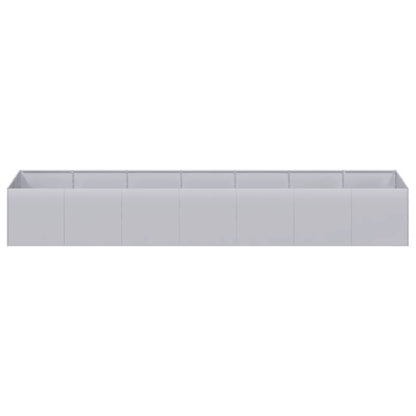Vaso/floreira 280x80x40 cm aço galvanizado