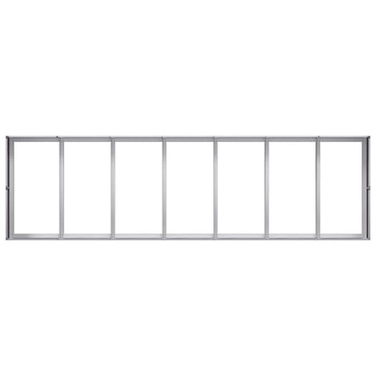 Vaso/floreira 280x80x40 cm aço galvanizado