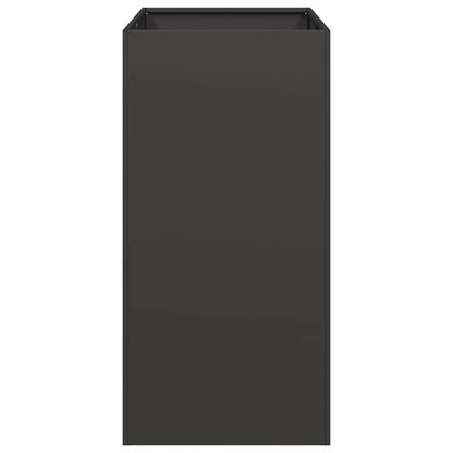 Vaso floreira 40x80x80 cm aço preto