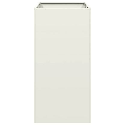 Vaso floreira 40x80x80 cm aço branco
