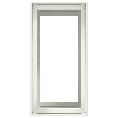 Vaso floreira 40x80x80 cm aço branco