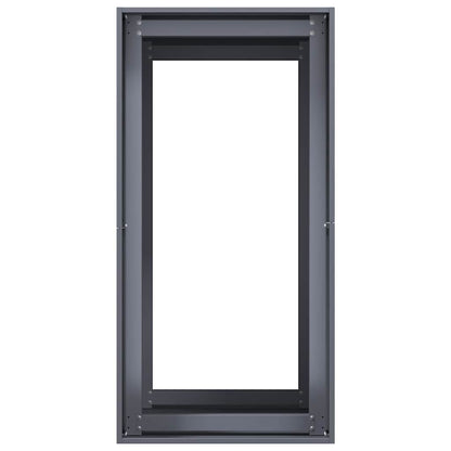 Vaso floreira 40x80x80 cm aço antracite