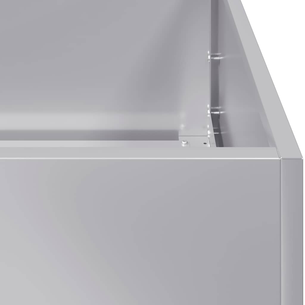 Planter 40x80x80 cm aço galvanizado