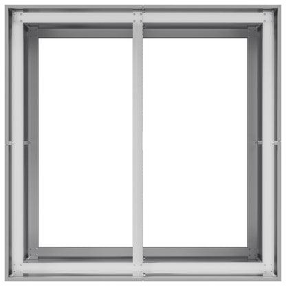 Planter 80x80x80 cm aço galvanizado