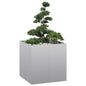 Planter 80x80x80 cm aço galvanizado