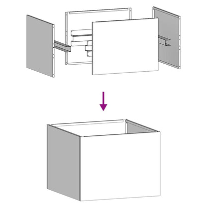 Vaso/floreira 40x40x30 cm aço galvanizado