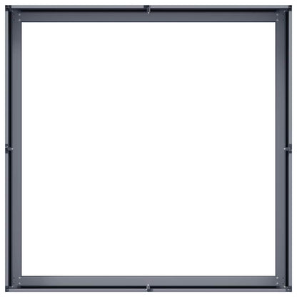 Vaso/floreira 100x100x30 cm aço antracite
