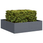 Vaso/floreira 100x100x30 cm aço antracite