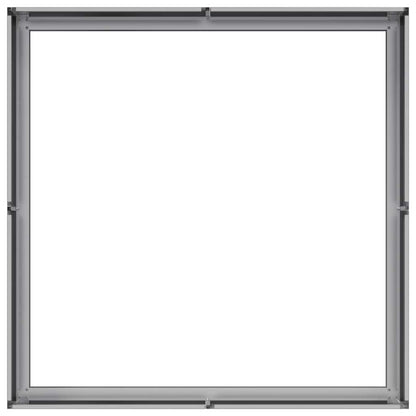 Vaso/floreira 100x100x30 cm aço galvanizado