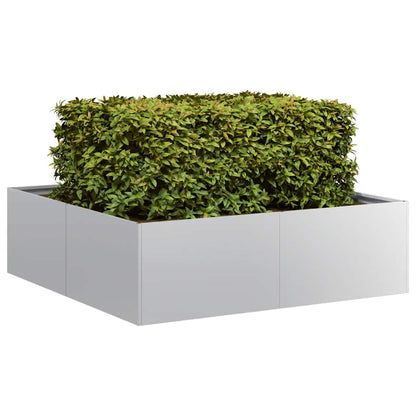 Vaso/floreira 100x100x30 cm aço galvanizado
