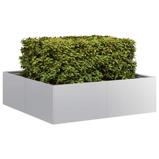 Vaso/floreira 100x100x30 cm aço galvanizado