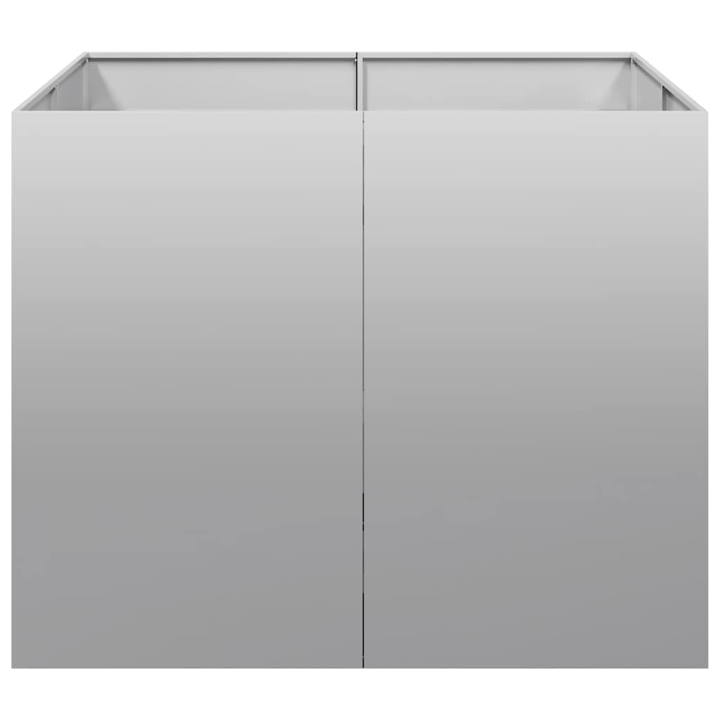 Planter 100x100x80 cm aço galvanizado