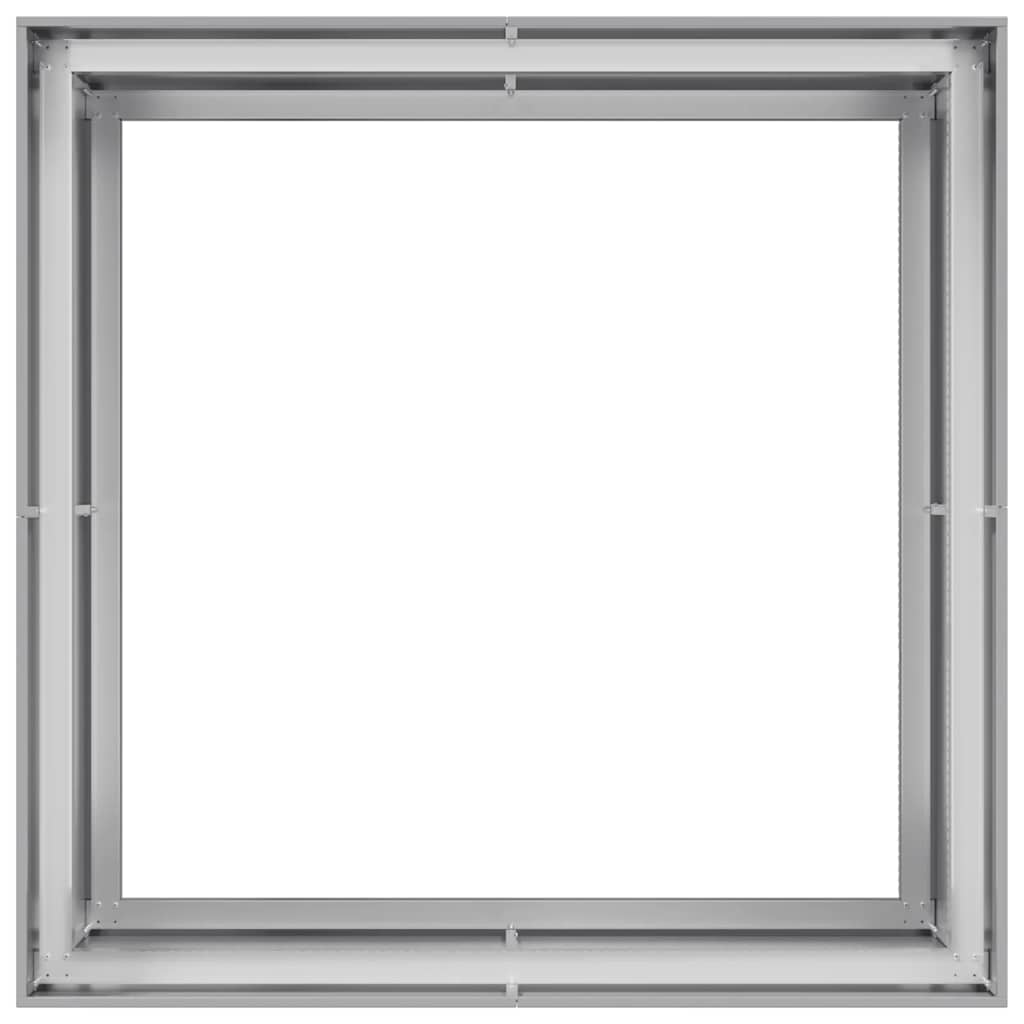 Planter 100x100x80 cm aço galvanizado