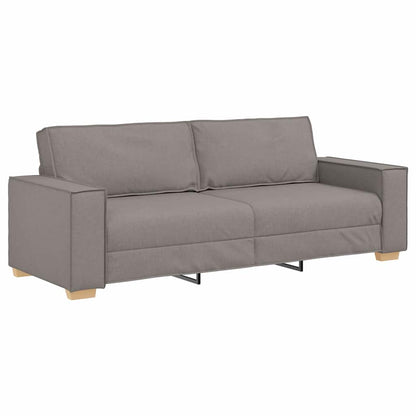 Conjunto de Sofás 3 pcs Cinzento-acastanhado 220 x 78 x 84 cm