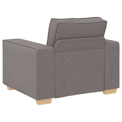 Conjunto de Sofás 3 pcs Cinzento-acastanhado 220 x 78 x 84 cm