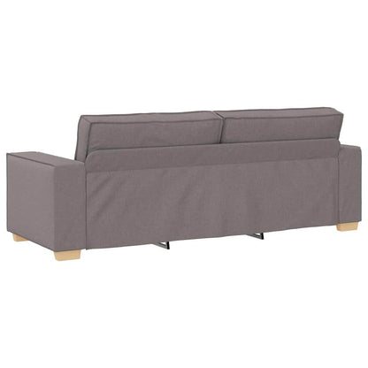 Conjunto de Sofás 3 pcs Cinzento-acastanhado 220 x 78 x 84 cm