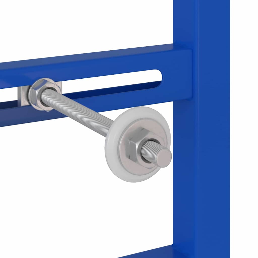 Suporte de Parede para Banheiro Azul 50 x 17,5 x 136 cm Aço