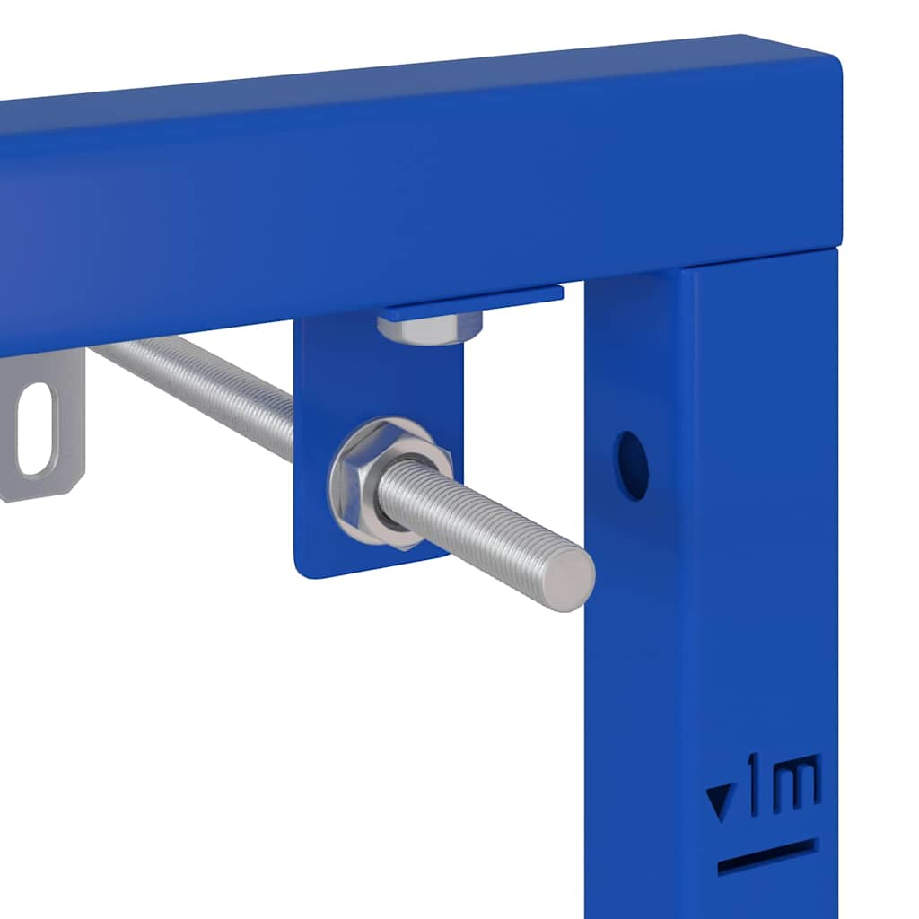 Suporte de Parede para Banheiro Azul 50 x 17,5 x 136 cm Aço