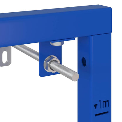 Suporte de Parede para Banheiro Azul 50 x 17,5 x 136 cm Aço