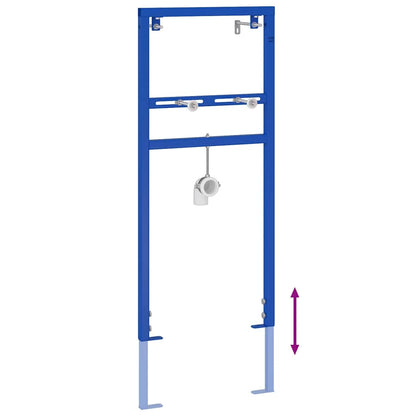 Suporte de Parede para Banheiro Azul 50 x 17,5 x 136 cm Aço