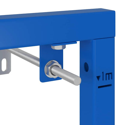 Suporte de Parede para Banheiro Azul 50 x 17,5 x 136 cm Aço