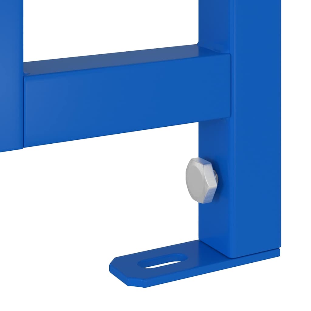 Suporte de Parede para Banheiro Azul 50 x 17,5 x 136 cm Aço