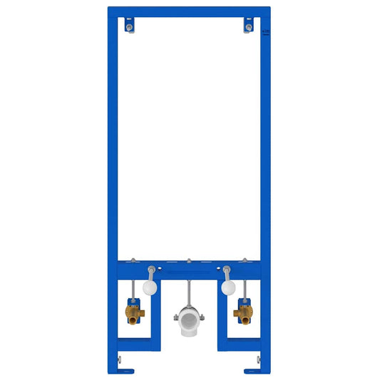 Suporte de Parede para Banheiro Azul 50 x 17,5 x 136 cm Aço