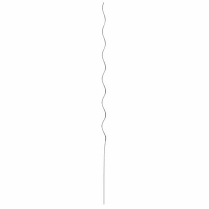 Suportes espirais para plantas 50 pcs Prateado 150 cm